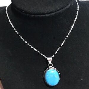 Blue Howlite Necklace